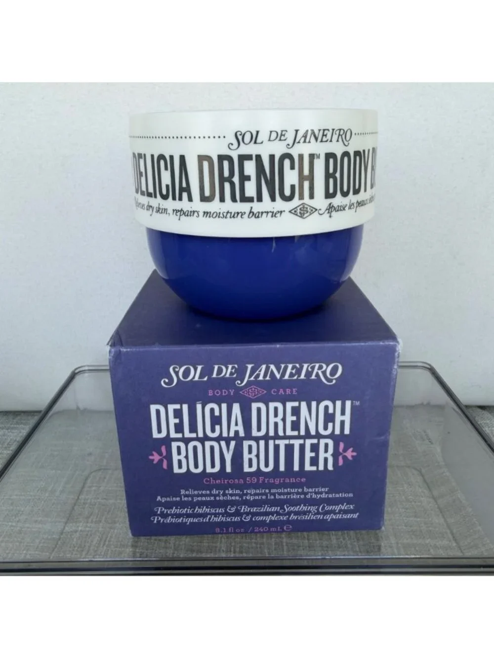NEW SOL DE JANEIRO DELICIA DRENCH CHEIROSA 59 BODY BUTTER 8.1FL OZ